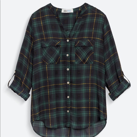 ALICE BLUE Boulder Button Down Blouse - Picture 5 of 6